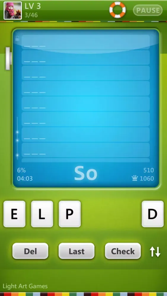 Ảnh chụp màn hình của iSpellWord Play