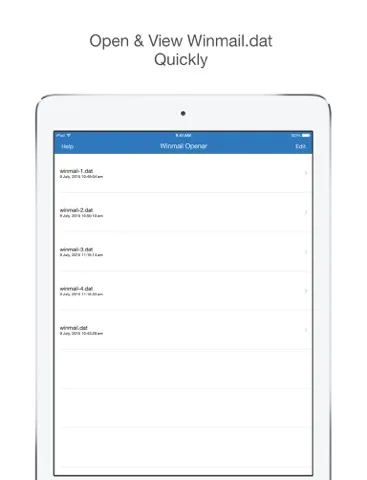 Winmail Opener iPad  سکرین شاٹس