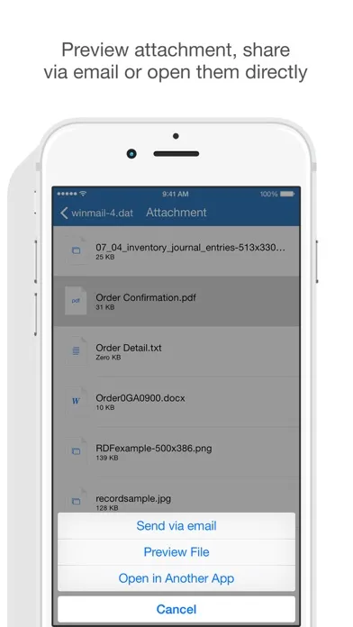 Winmail Opener سکرین شاٹس