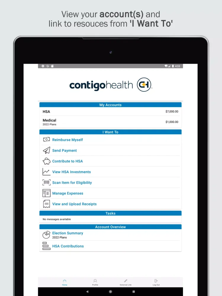 Zrzuty ekranu Contigo Health CDH
