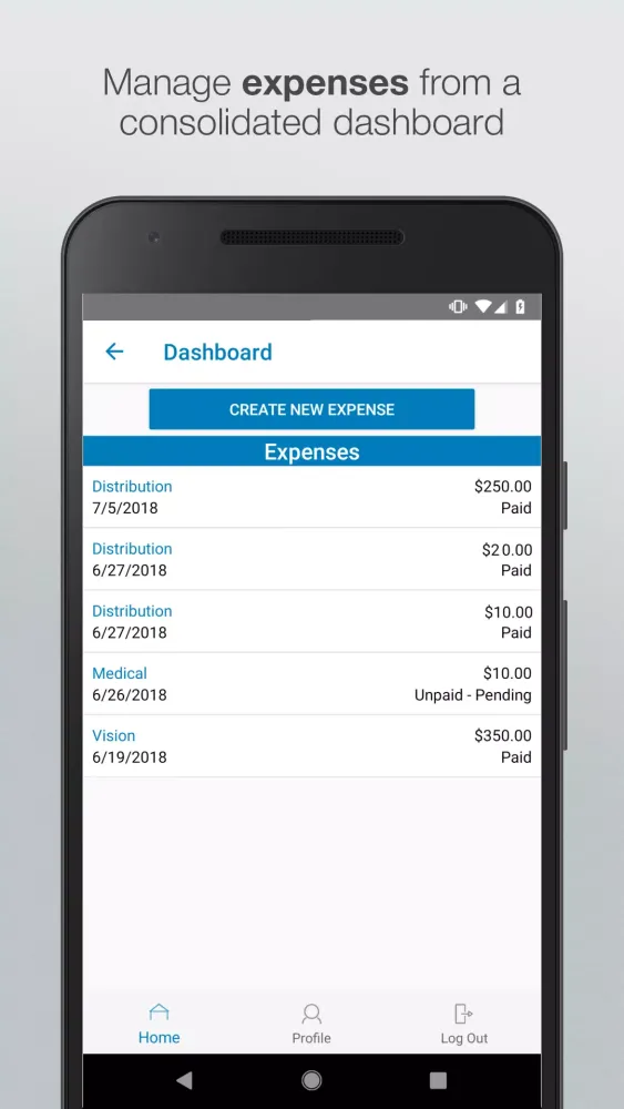 PayPro Flex Benefits Screenshots