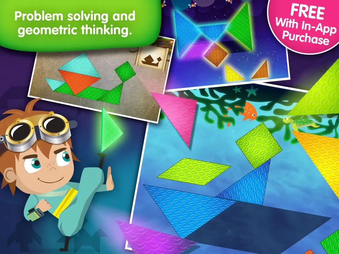 Capturas de pantalla de Dragon Shapes - Lumio Geometry Challenge iPad 