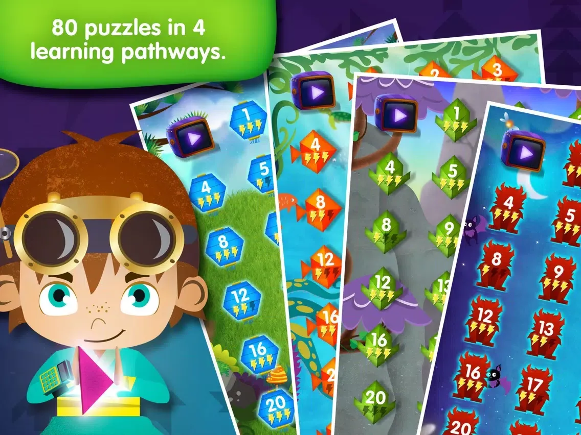 Capturas de pantalla de Dragon Shapes - Lumio Geometry Challenge iPad 