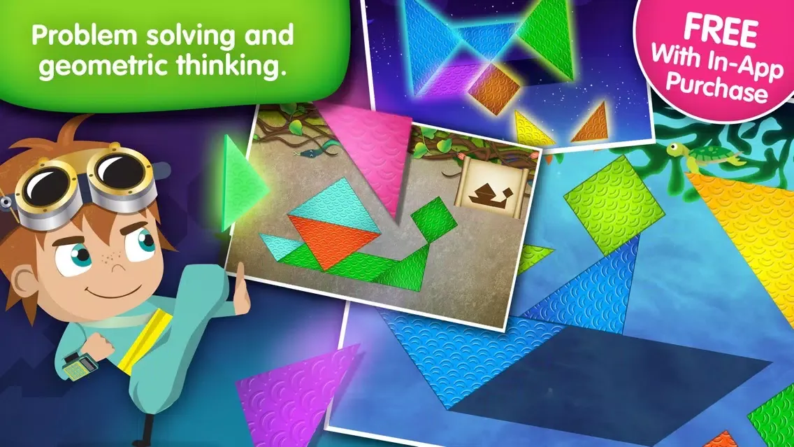Capturas de pantalla de Dragon Shapes - Lumio Geometry Challenge