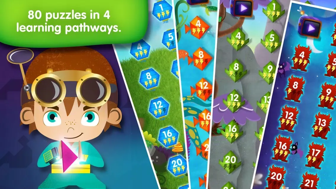 Capturas de pantalla de Dragon Shapes - Lumio Geometry Challenge