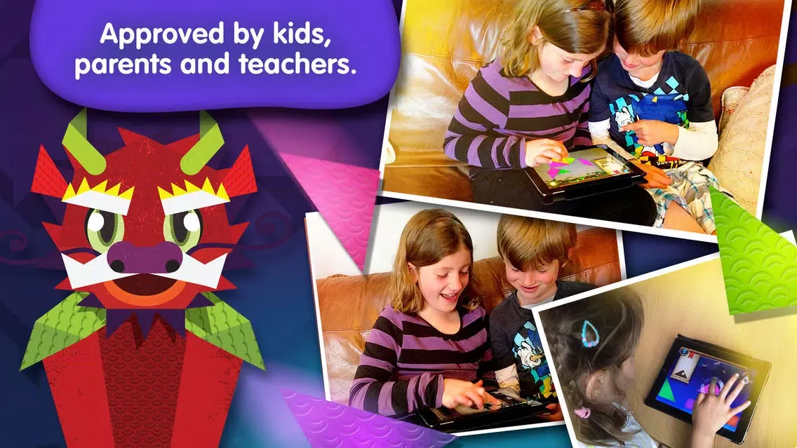 Capturas de pantalla de Dragon Shapes - Lumio Geometry Challenge