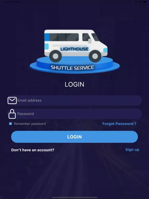 Lighthouse Shuttle Services iPad  Screenshots