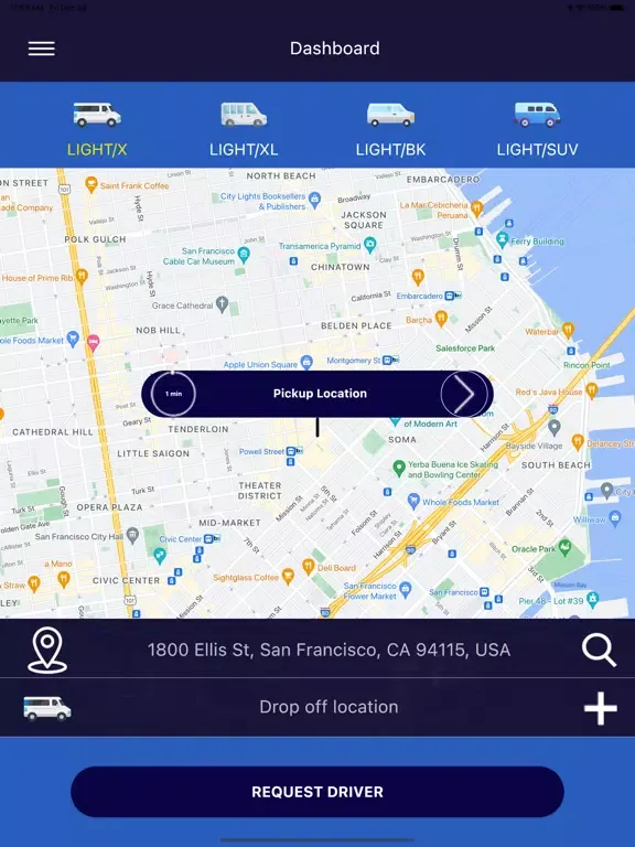 Lighthouse Shuttle Services iPad  Screenshots