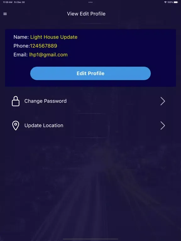 Lighthouse Shuttle Services iPad  Screenshots