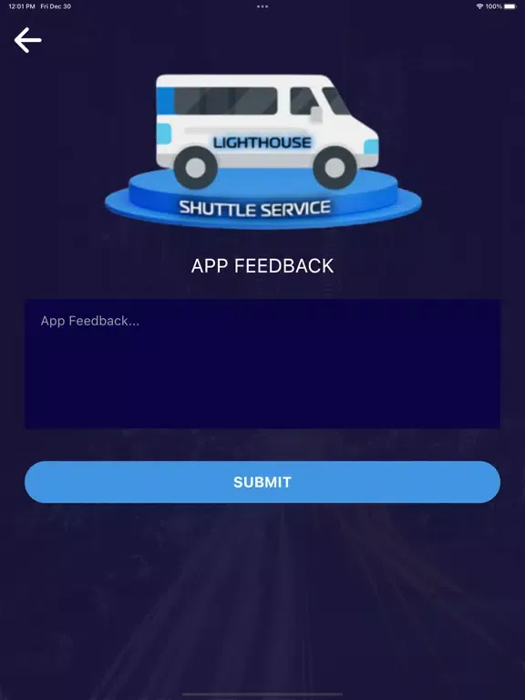 Lighthouse Shuttle Services iPad  Screenshots