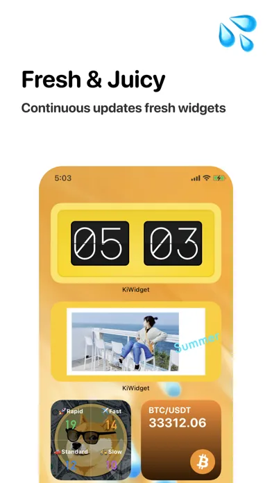 Kiwikiwi-Color Widgets & Photo سکرین شاٹس