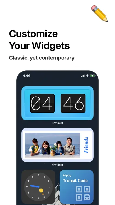 Kiwikiwi-Color Widgets & Photo سکرین شاٹس