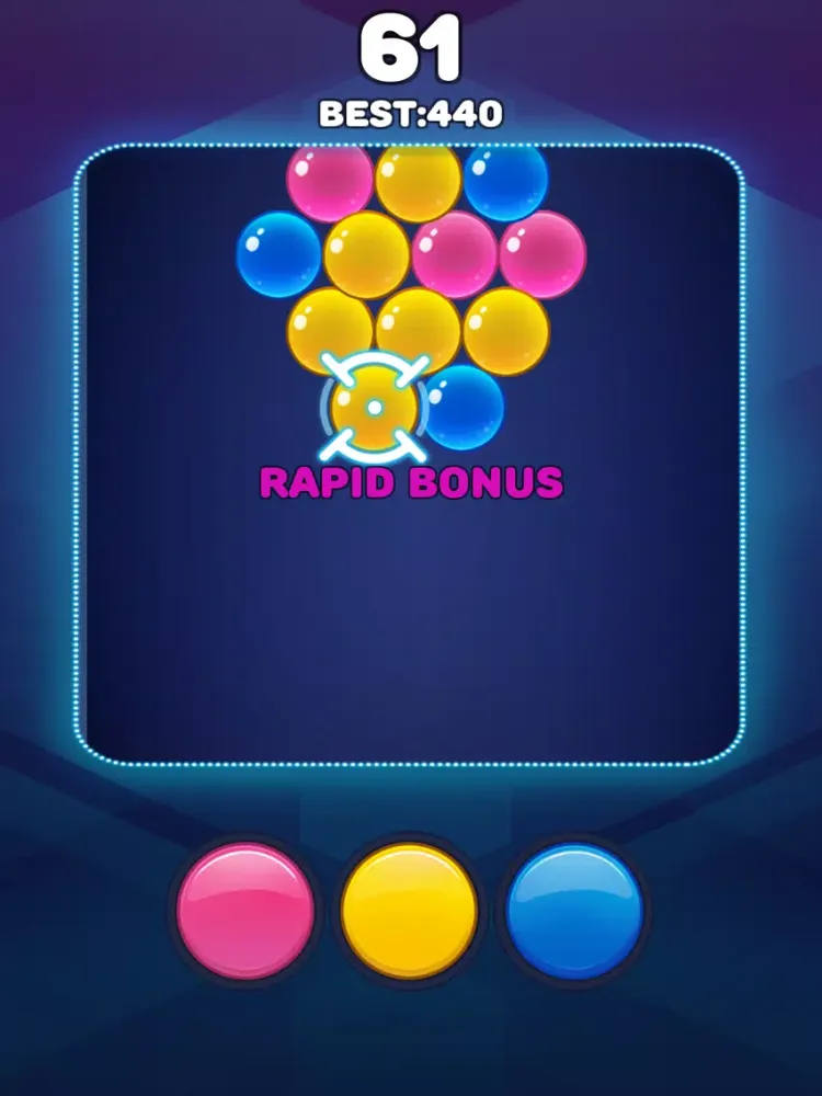 Neon Pops - Tap the Bubbles iPad  Ekran Görüntüleri