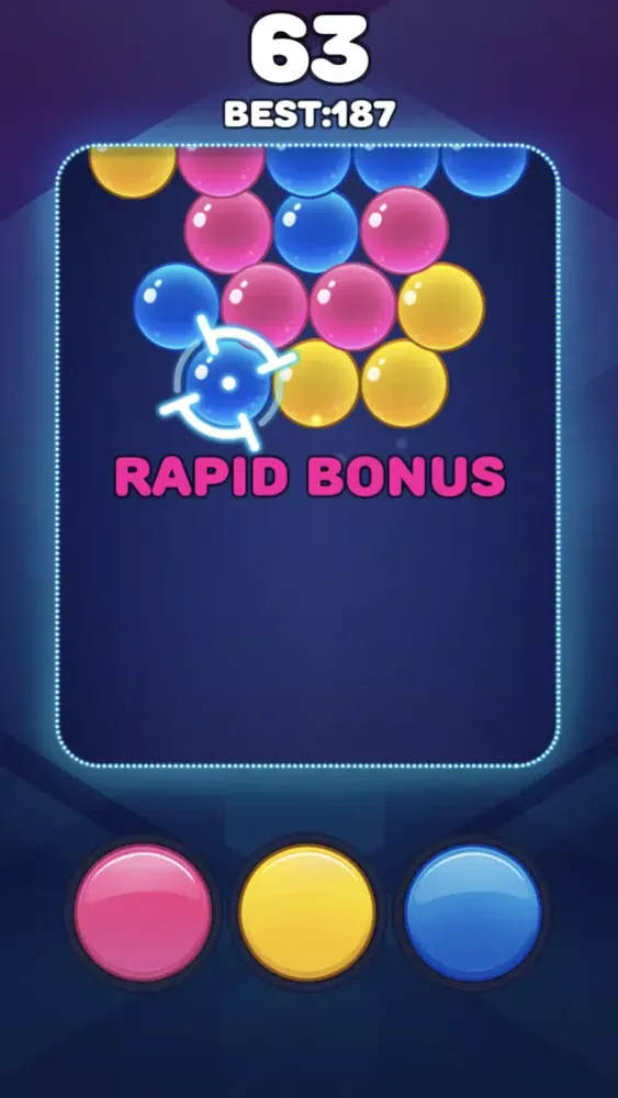 Neon Pops - Tap the Bubbles Ekran Görüntüleri