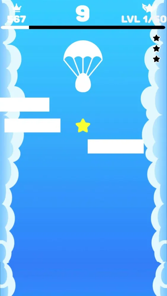 Скриншоты Parachute Tap!