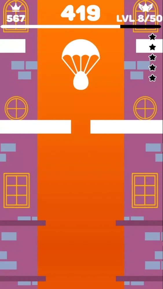 Скриншоты Parachute Tap!