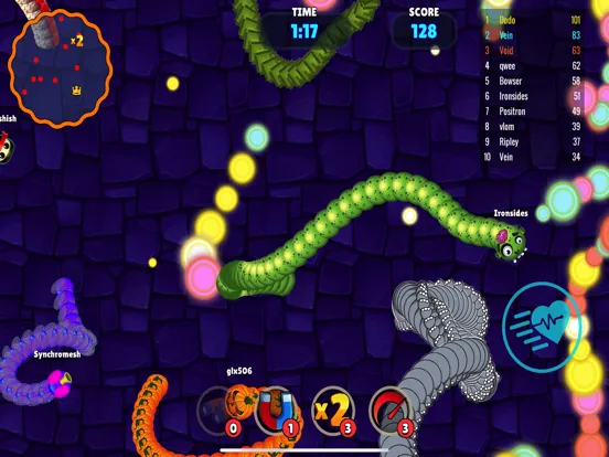 Serpent.io - Fun Offline Snake iPad  Screenshots