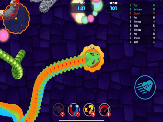 Serpent.io - Fun Offline Snake iPad  Screenshots