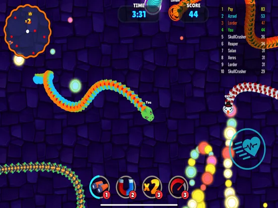 Serpent.io - Fun Offline Snake iPad  Screenshots