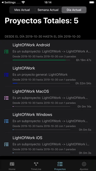 Tangkapan layar Light of Work -  Working Hours