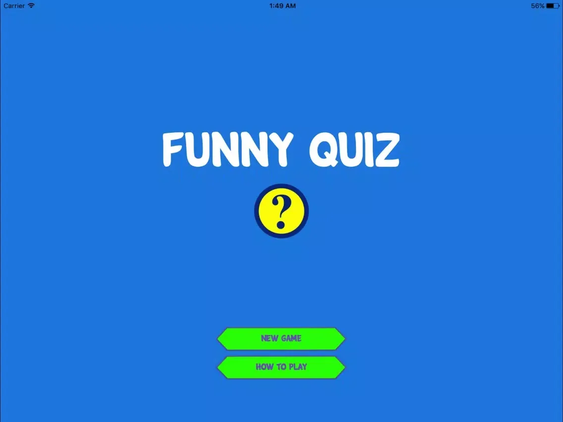 Скриншоты Funny Quiz: Amazing question with multiple choice iPad 