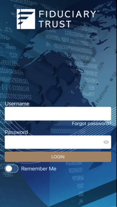 Fiduciary Trust Account Access سکرین شاٹس