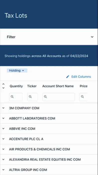 Fiduciary Trust Account Access سکرین شاٹس