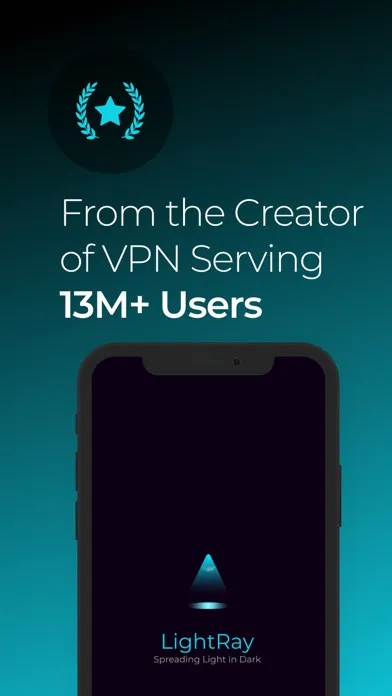 Tangkapan layar Light Ray VPN - V2Ray Proxy 1