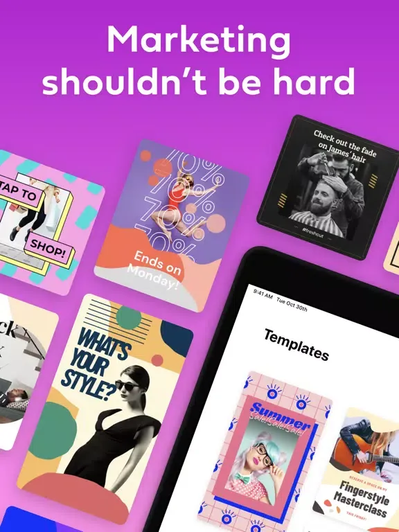 ภาพหน้าจอของ PosterBoost: Poster Maker iPad 