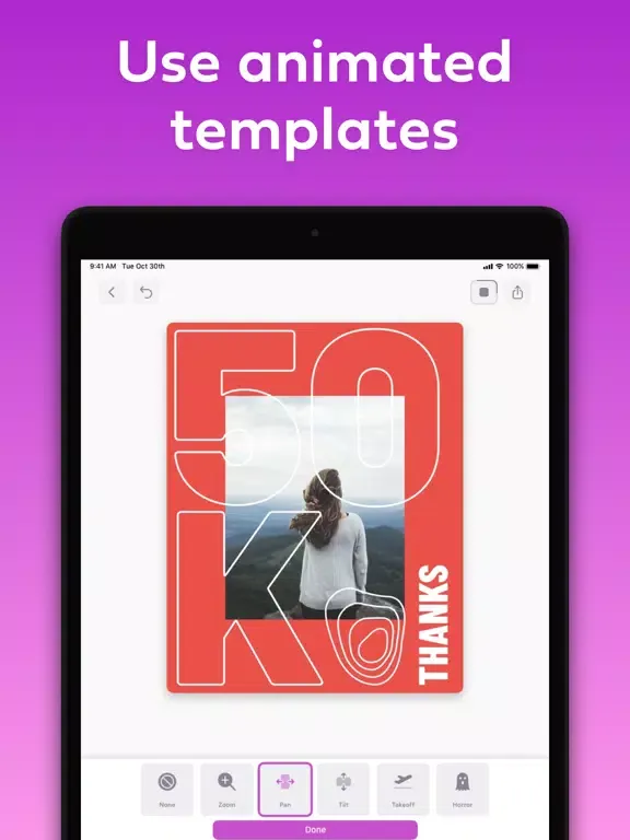 ภาพหน้าจอของ PosterBoost: Poster Maker iPad 