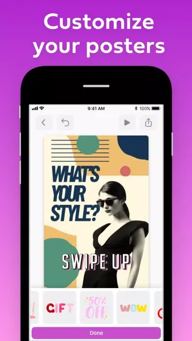 ภาพหน้าจอของ PosterBoost: Poster Maker
