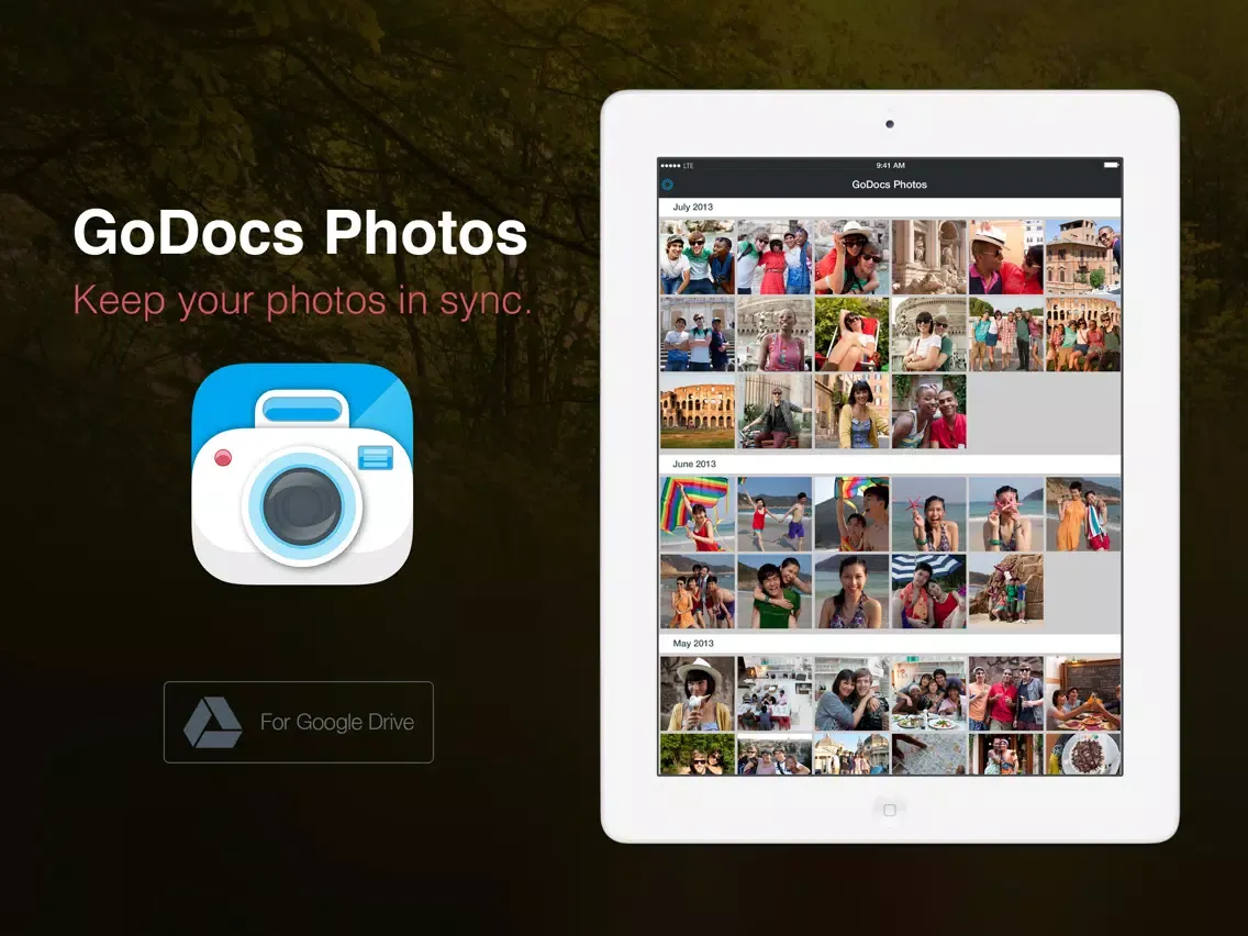 GoDocs Photos for Google Drive iPad 应用截图