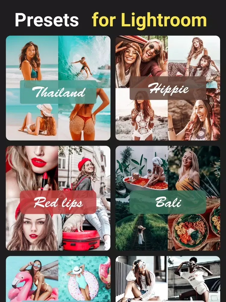 Lightroom Presets: Light Box iPad  Screenshots