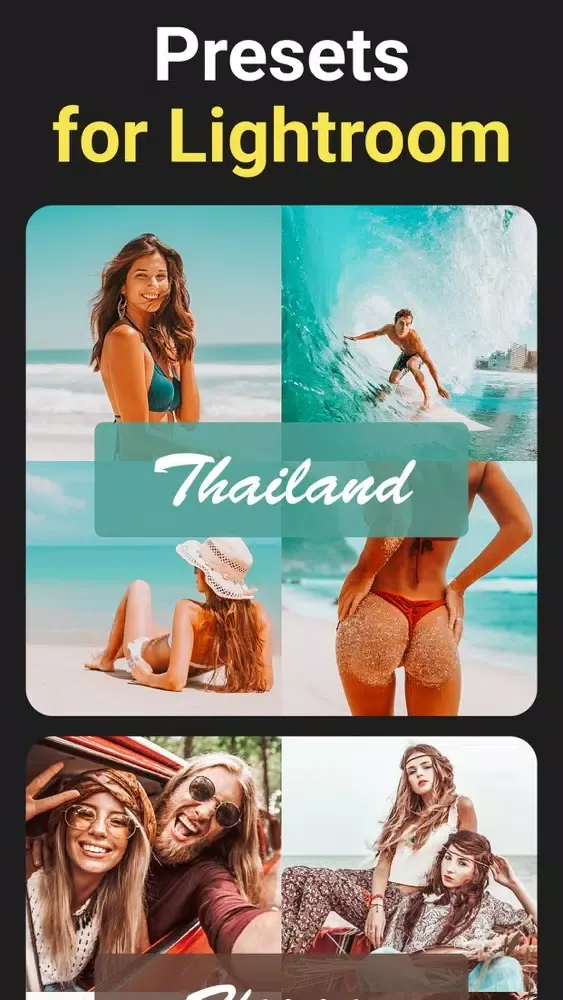 Lightroom Presets: Light Box Screenshots