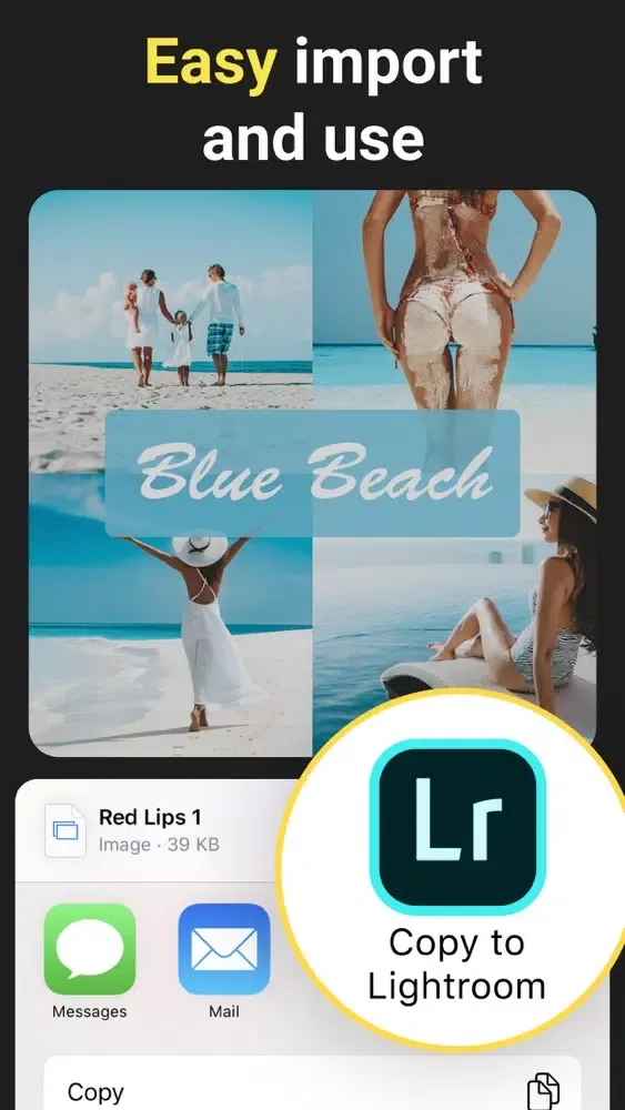 Lightroom Presets: Light Box Screenshots
