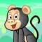 Cartoon Chimp Bubble Popper - FREE - multi-level forest adventure