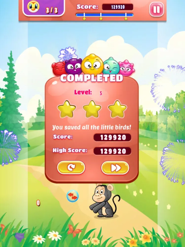 Скриншоты Cartoon Chimp Bubble Popper - PRO - multi-level forest adventure iPad 