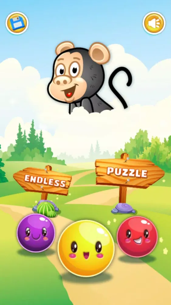 Скриншоты Cartoon Chimp Bubble Popper - PRO - multi-level forest adventure
