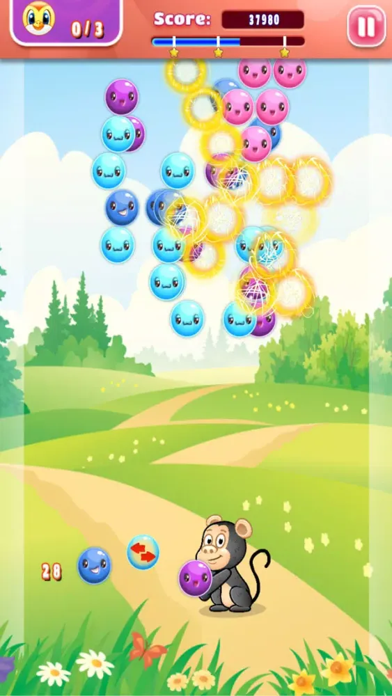 Скриншоты Cartoon Chimp Bubble Popper - PRO - multi-level forest adventure