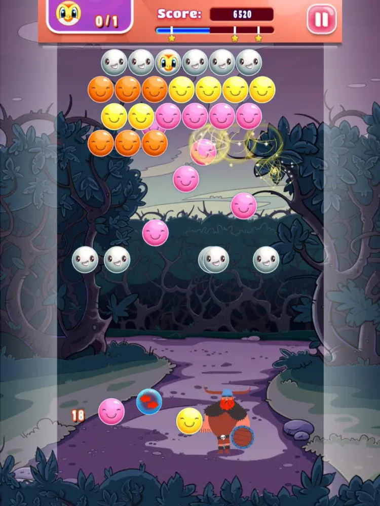 تصاویر Viking Chief Bubble Warrior - FREE - color match adventure iPad 