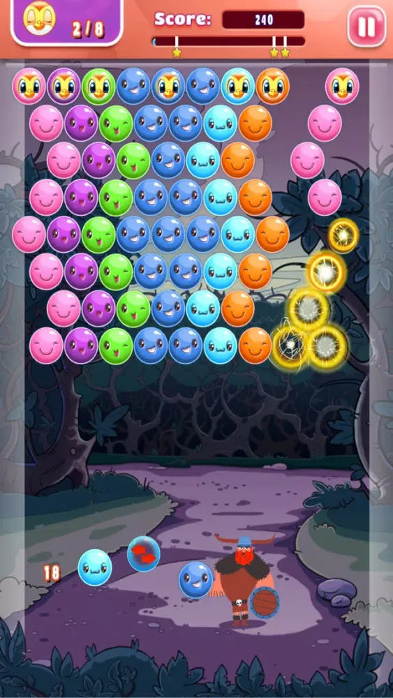 تصاویر Viking Chief Bubble Warrior - FREE - color match adventure
