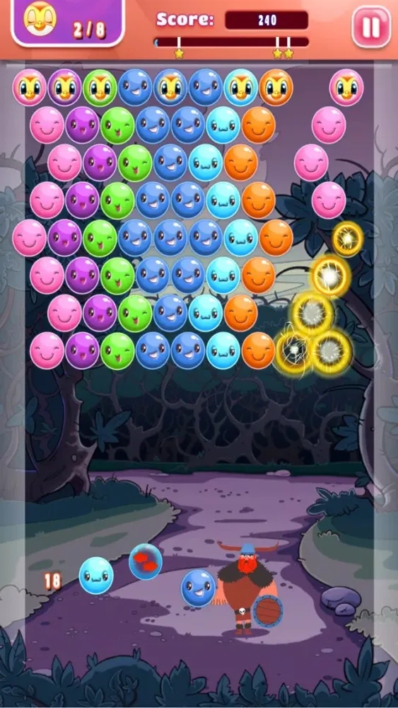 Viking Chief Bubble Warrior - PRO - color match adventure Screenshots