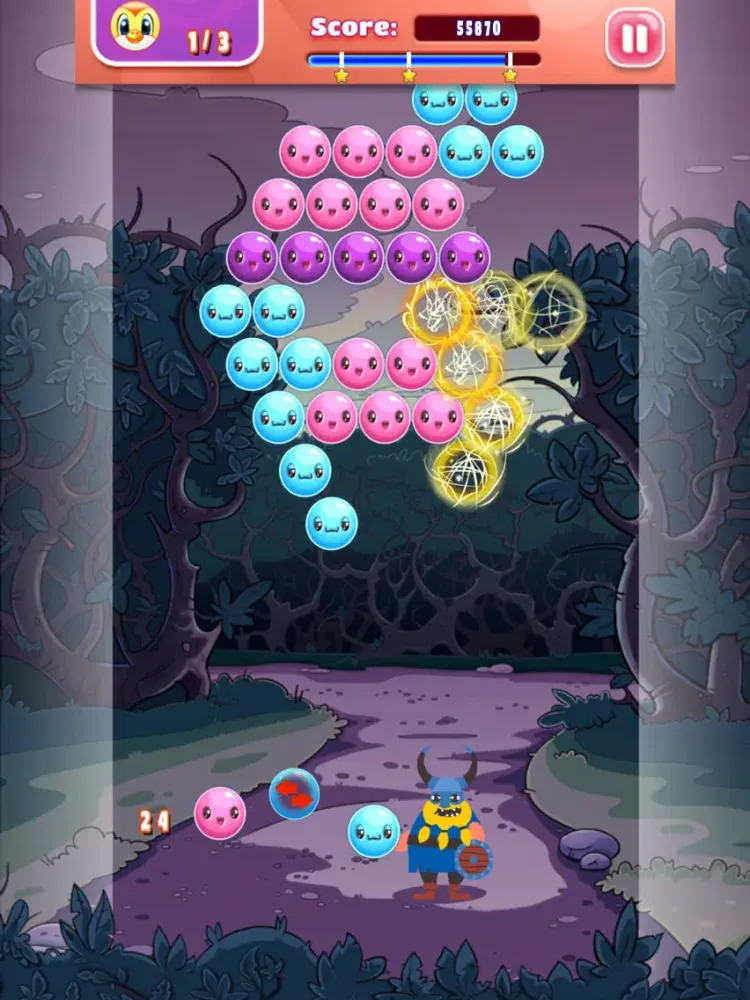 Скриншоты Viking Warlord Madness - PRO - war on bubbles adventure iPad 
