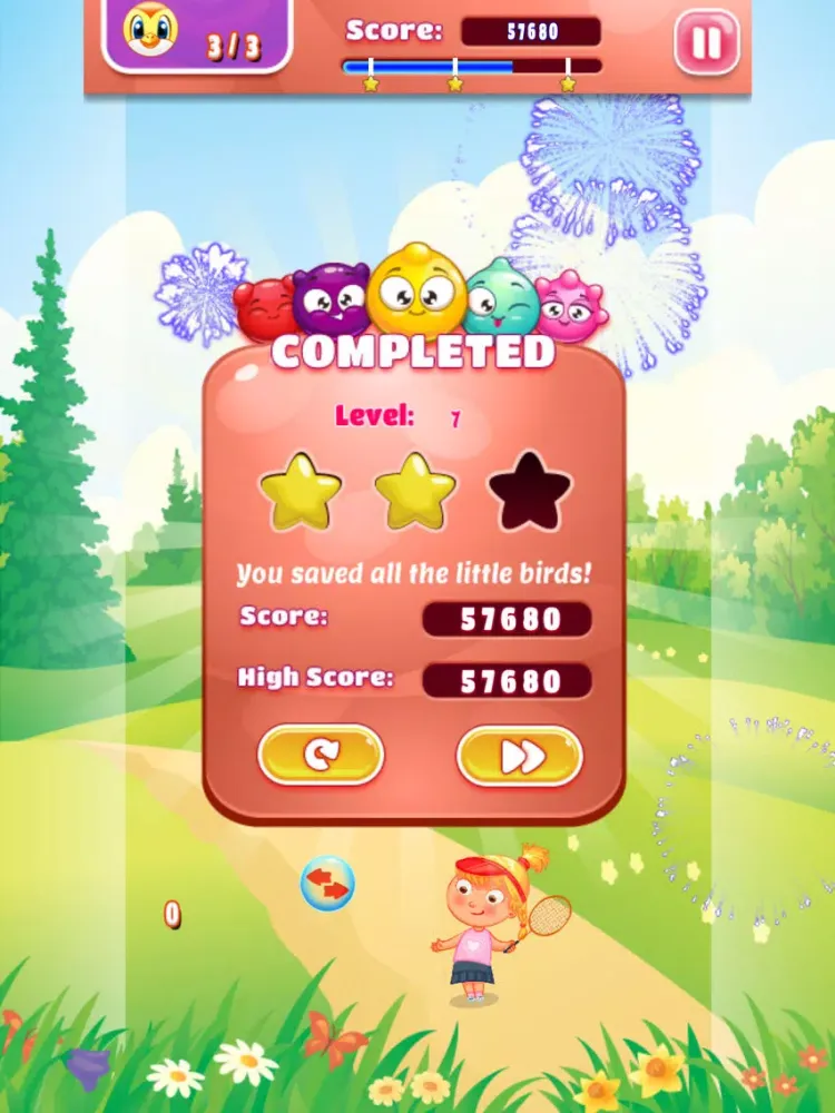 Zrzuty ekranu Tennis Bubble Arcade - PRO - girly summer balloon adventure iPad 