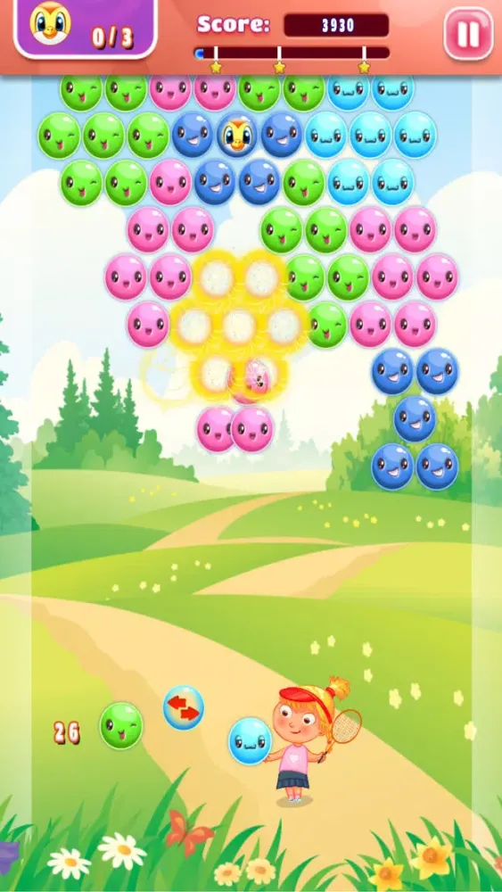 Zrzuty ekranu Tennis Bubble Arcade - PRO - girly summer balloon adventure