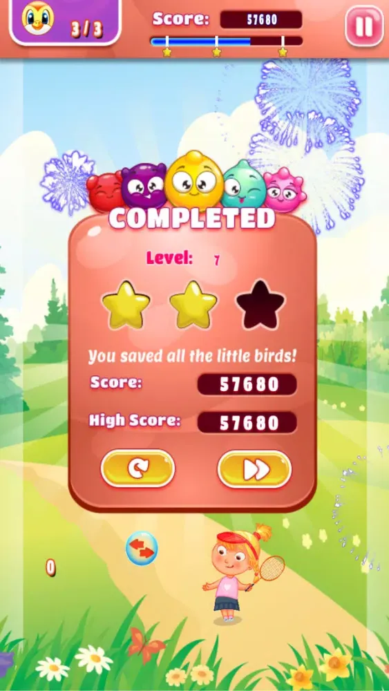 Zrzuty ekranu Tennis Bubble Arcade - PRO - girly summer balloon adventure