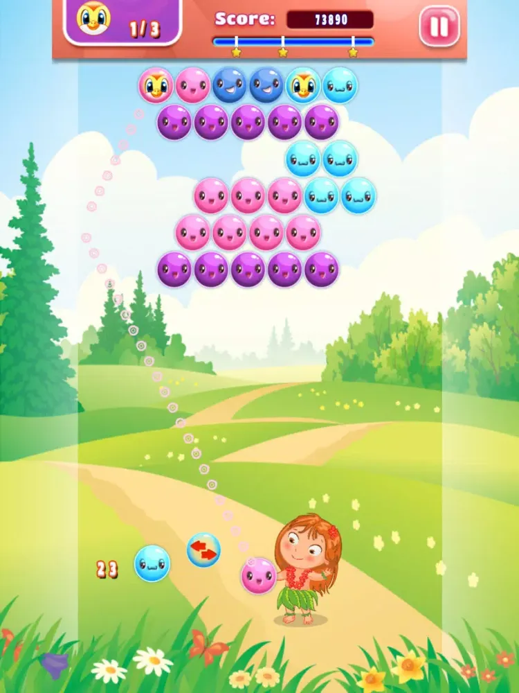 Captures d'écran de Hula Bubble Magic - FREE - Caribbean summer adventure iPad 