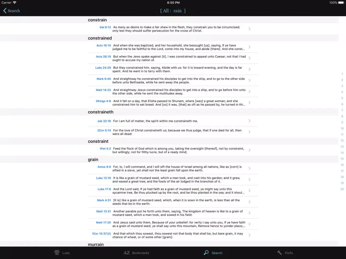 Ảnh chụp màn hình của 1611 Bible (KJV) iPad 