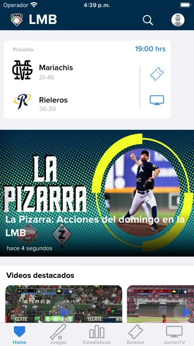 Screenshot di Liga Mexicana de Beisbol LMB