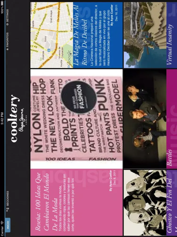 Capturas de tela do Cooltery by Pepe Jeans iPad 